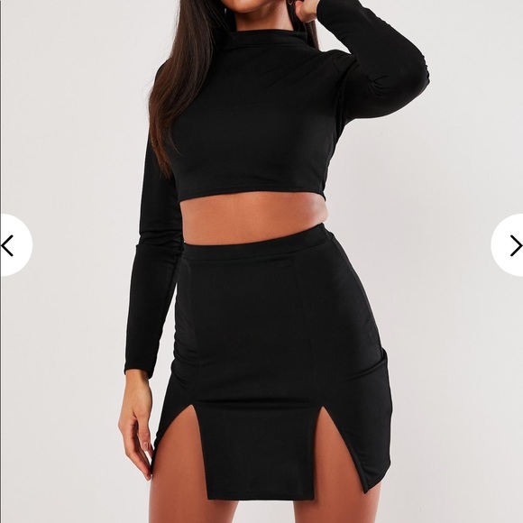 Missguided black coord set - Picture 4 of 4